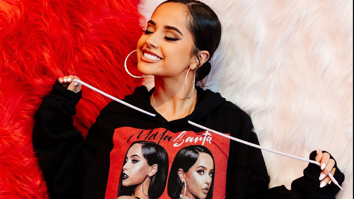 Becky G Mala Santa Merch Unisex hoodie