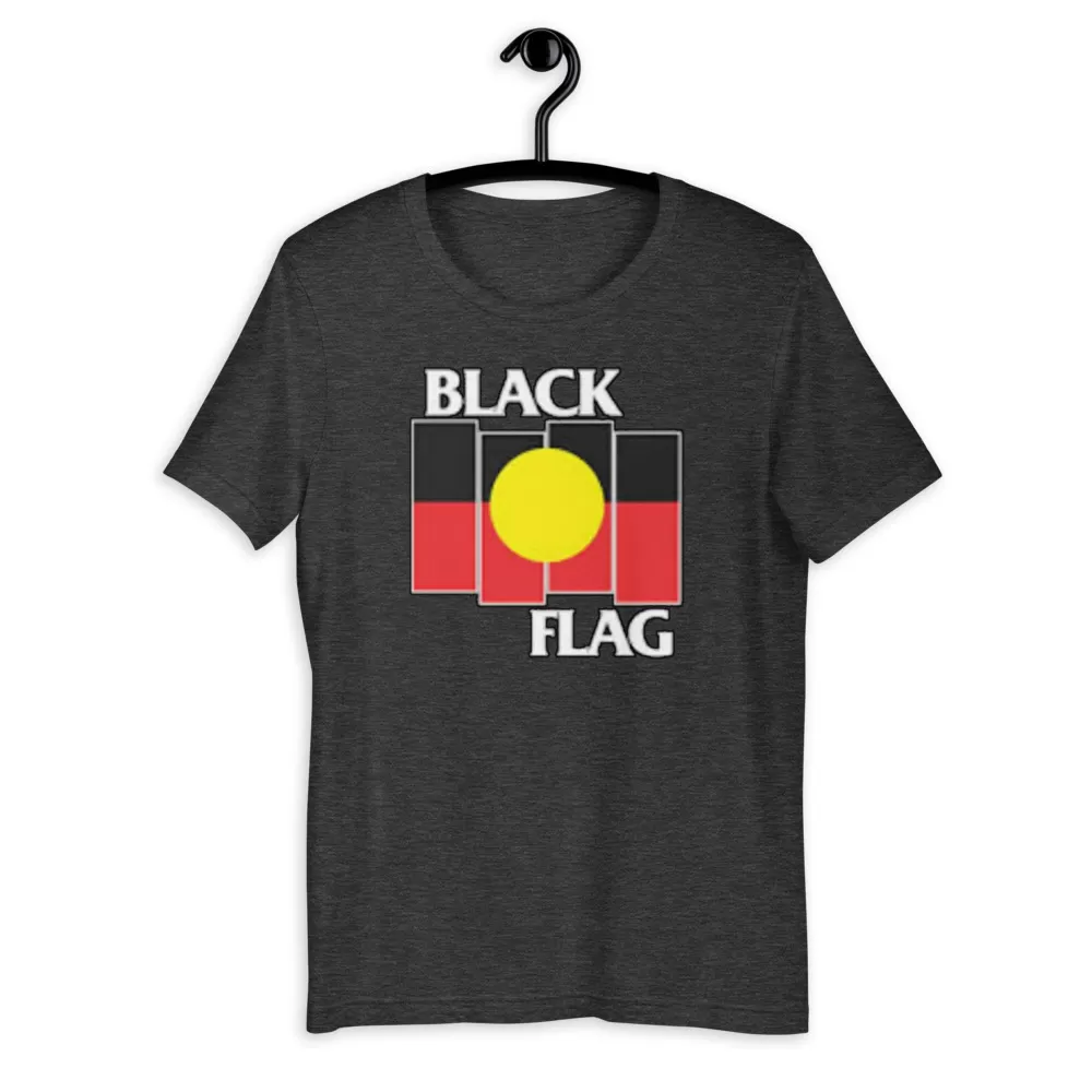 Tshirt Black Flag X Aboriginal Unisex T-Shirt - Image 12