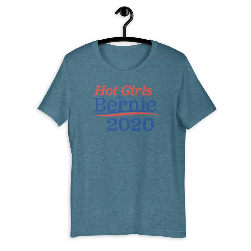 Hot girls Bernie 2020 Short-Sleeve Unisex T-Shirt - Image 4