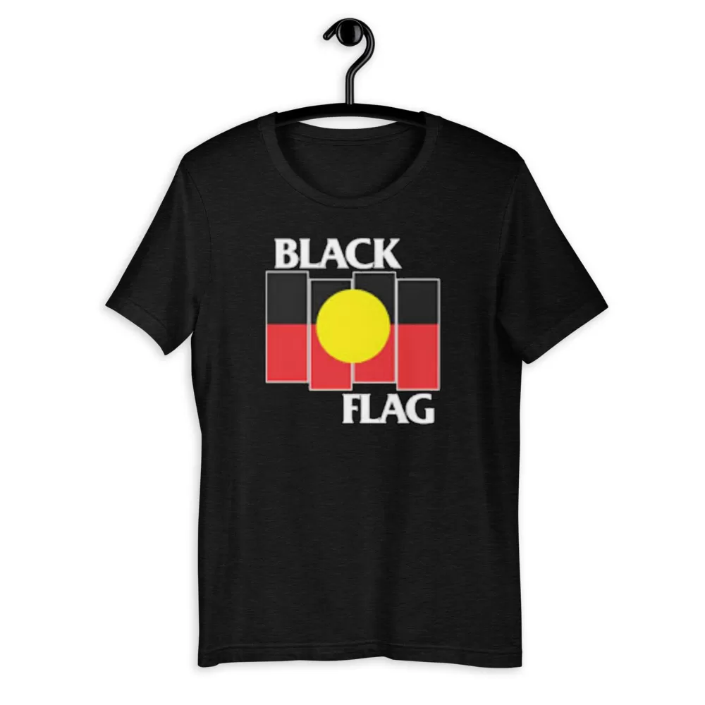Tshirt Black Flag X Aboriginal Unisex T-Shirt - Image 4