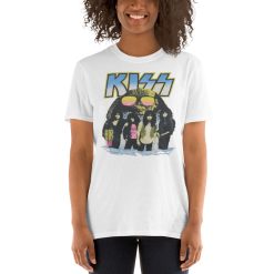 1990 Kiss Hot In The Shade Tour Shirt Short-Sleeve Unisex T-Shirt