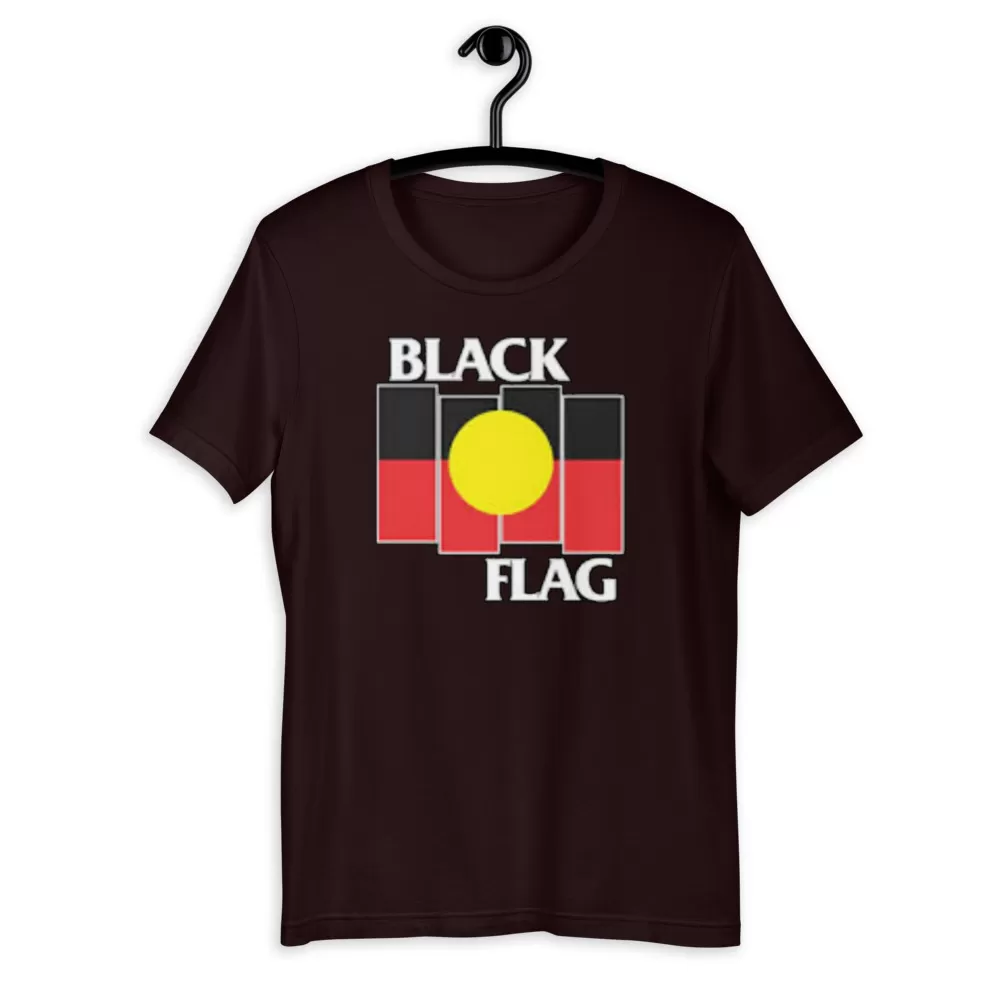 Tshirt Black Flag X Aboriginal Unisex T-Shirt - Image 14