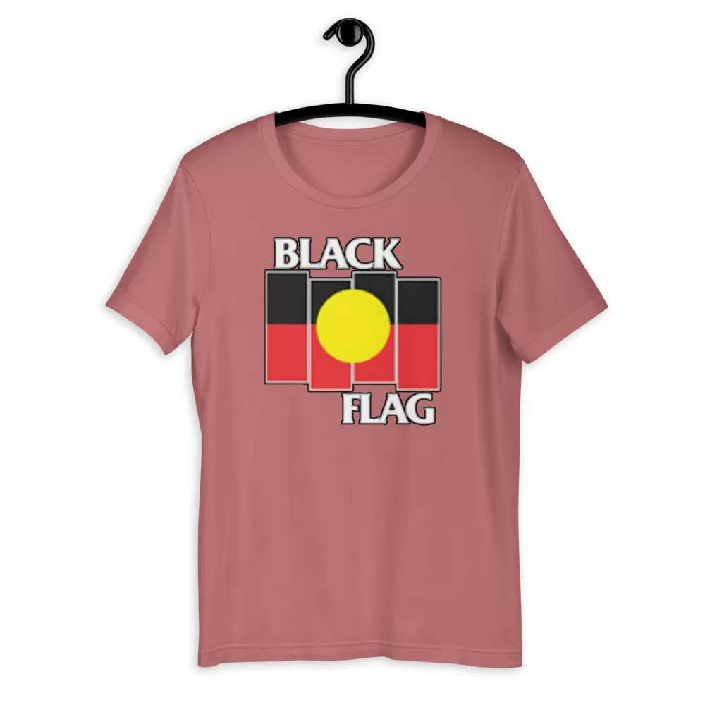 Tshirt Black Flag X Aboriginal Unisex T-Shirt - Image 17