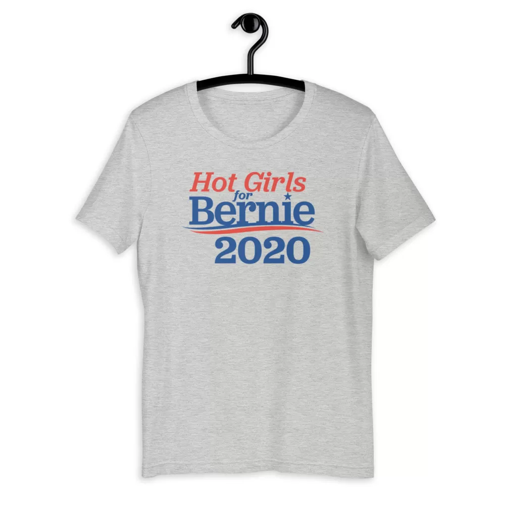 Hot girls Bernie 2020 Short-Sleeve Unisex T-Shirt - Image 5