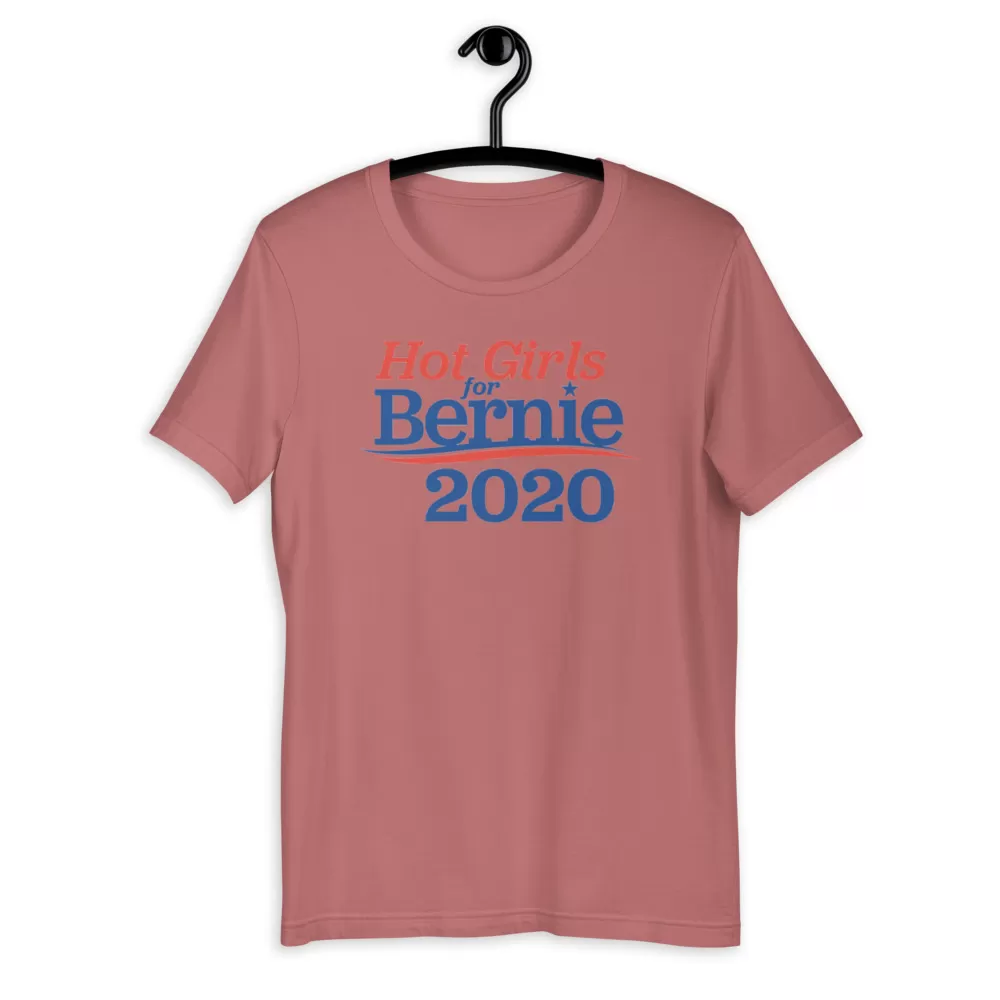 Hot girls Bernie 2020 Short-Sleeve Unisex T-Shirt - Image 6