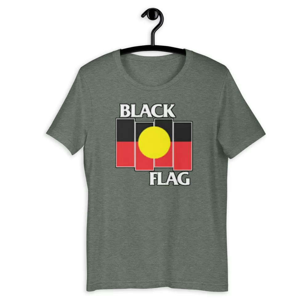 Tshirt Black Flag X Aboriginal Unisex T-Shirt - Image 5