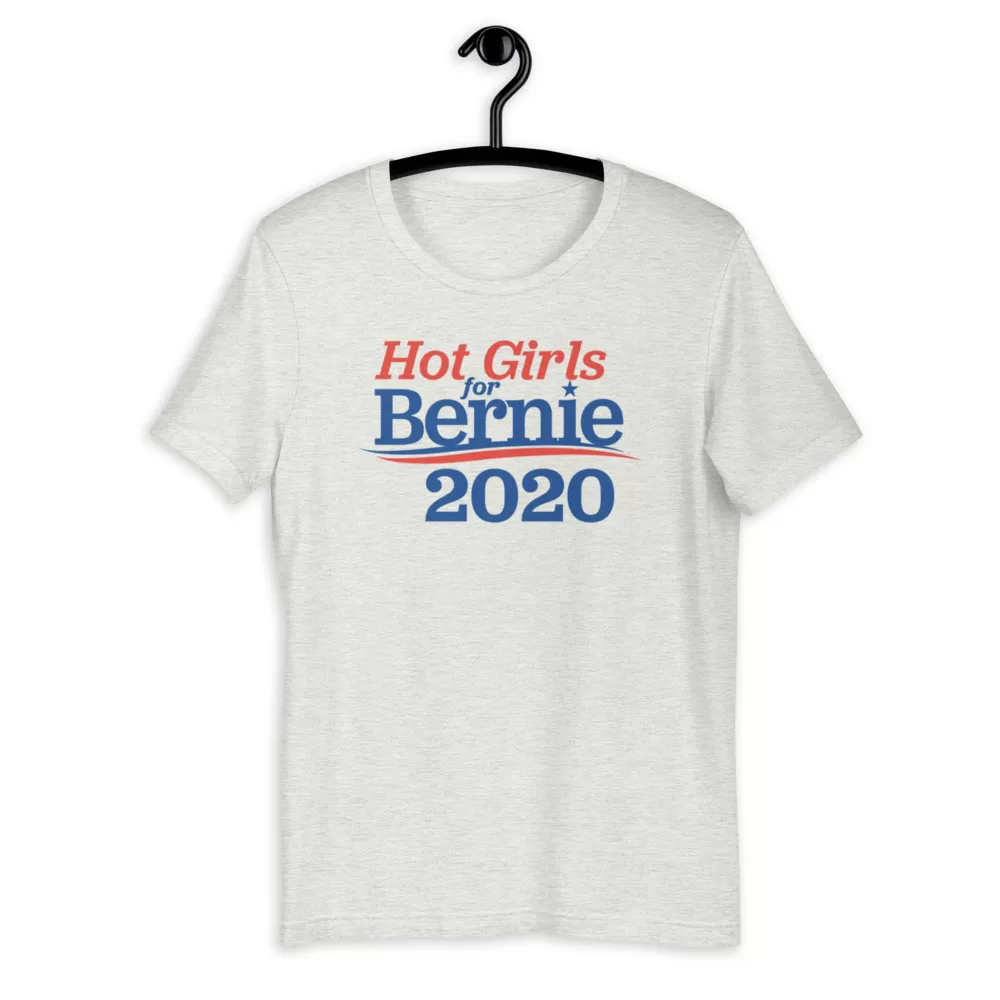 Hot girls Bernie 2020 Short-Sleeve Unisex T-Shirt - Image 9