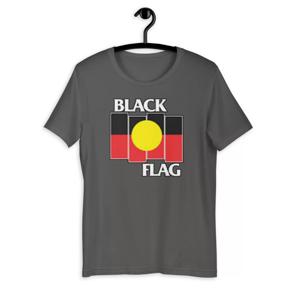 Tshirt Black Flag X Aboriginal Unisex T-Shirt - Image 9