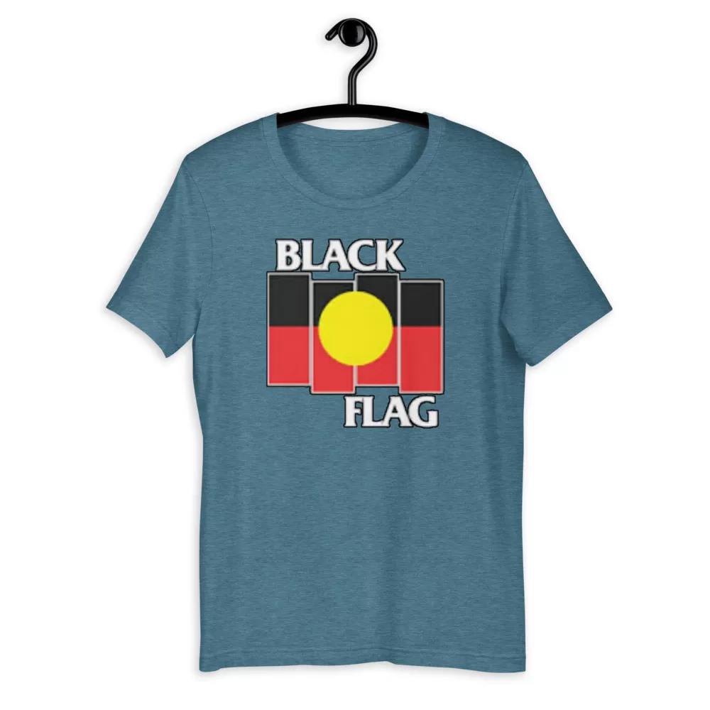 Tshirt Black Flag X Aboriginal Unisex T-Shirt - Image 13
