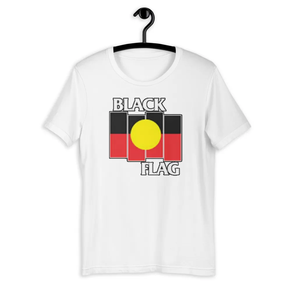Tshirt Black Flag X Aboriginal Unisex T-Shirt - Image 2