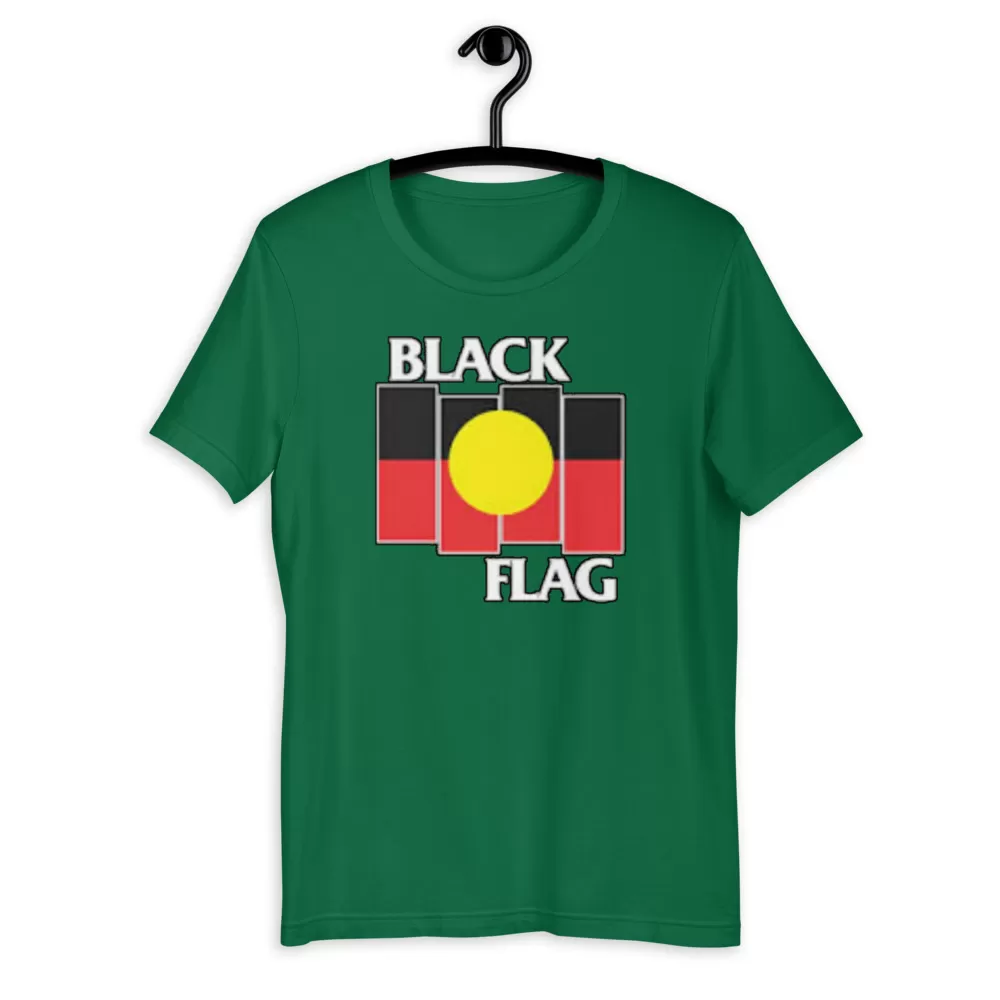 Tshirt Black Flag X Aboriginal Unisex T-Shirt - Image 16