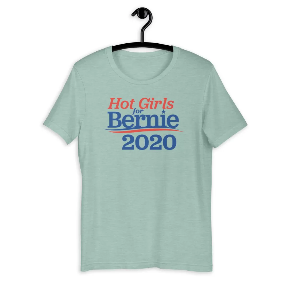 Hot girls Bernie 2020 Short-Sleeve Unisex T-Shirt - Image 7
