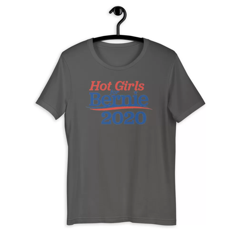 Hot girls Bernie 2020 Short-Sleeve Unisex T-Shirt - Image 2