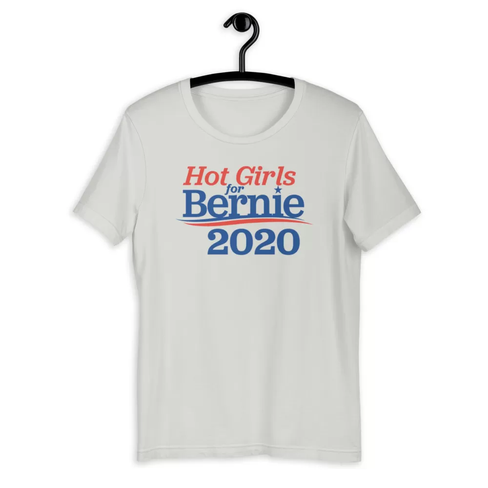 Hot girls Bernie 2020 Short-Sleeve Unisex T-Shirt - Image 8