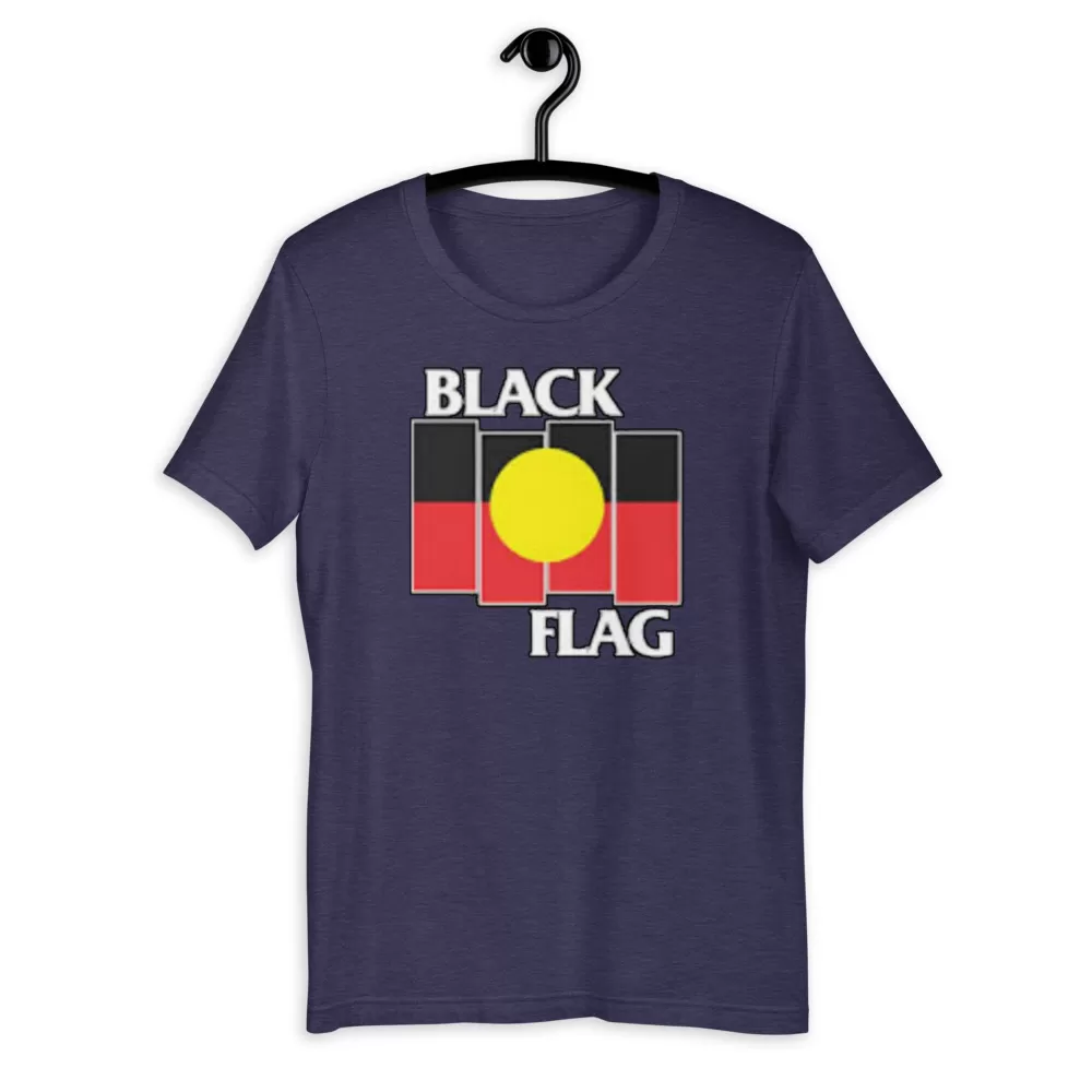 Tshirt Black Flag X Aboriginal Unisex T-Shirt - Image 6