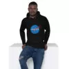 Vegan Nasa Unisex Hoodie - Black, S