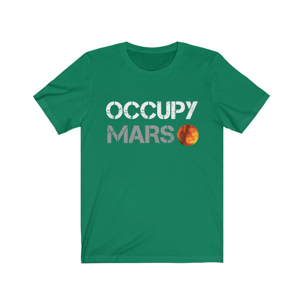 occupy mars T-shirt - Tee List