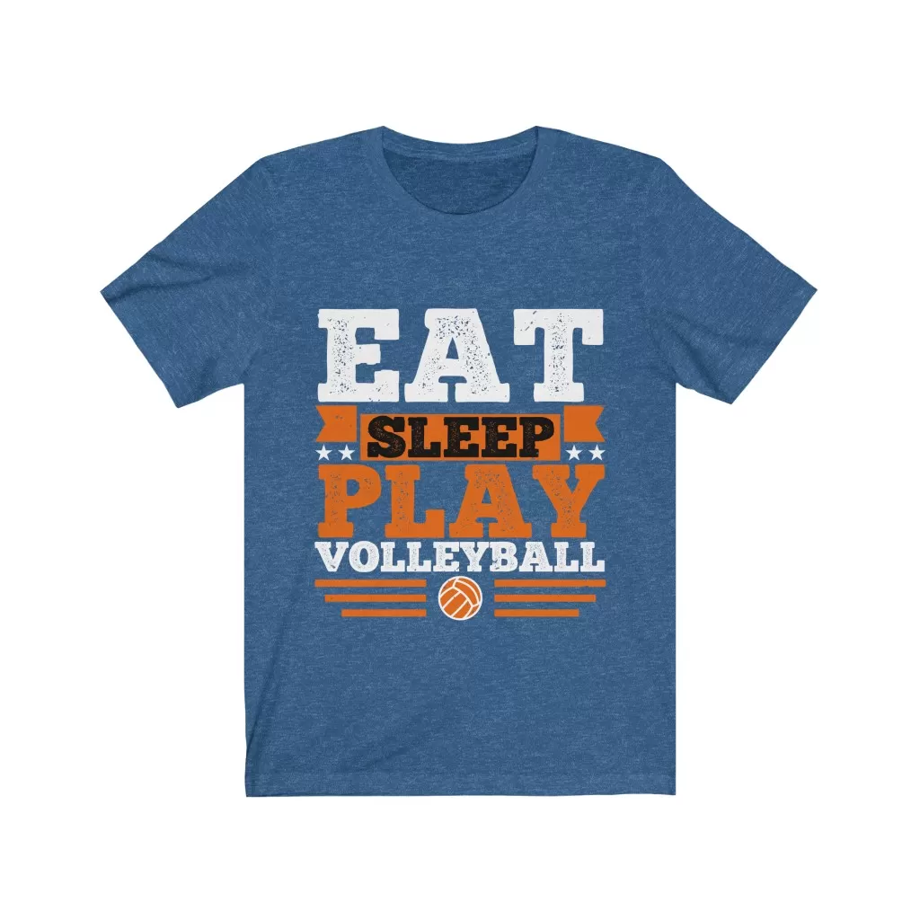 Eat sleep play volleyball T-shirt - Image 9