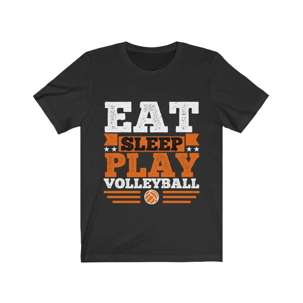 Eat sleep play volleyball T-shirt - Image 5