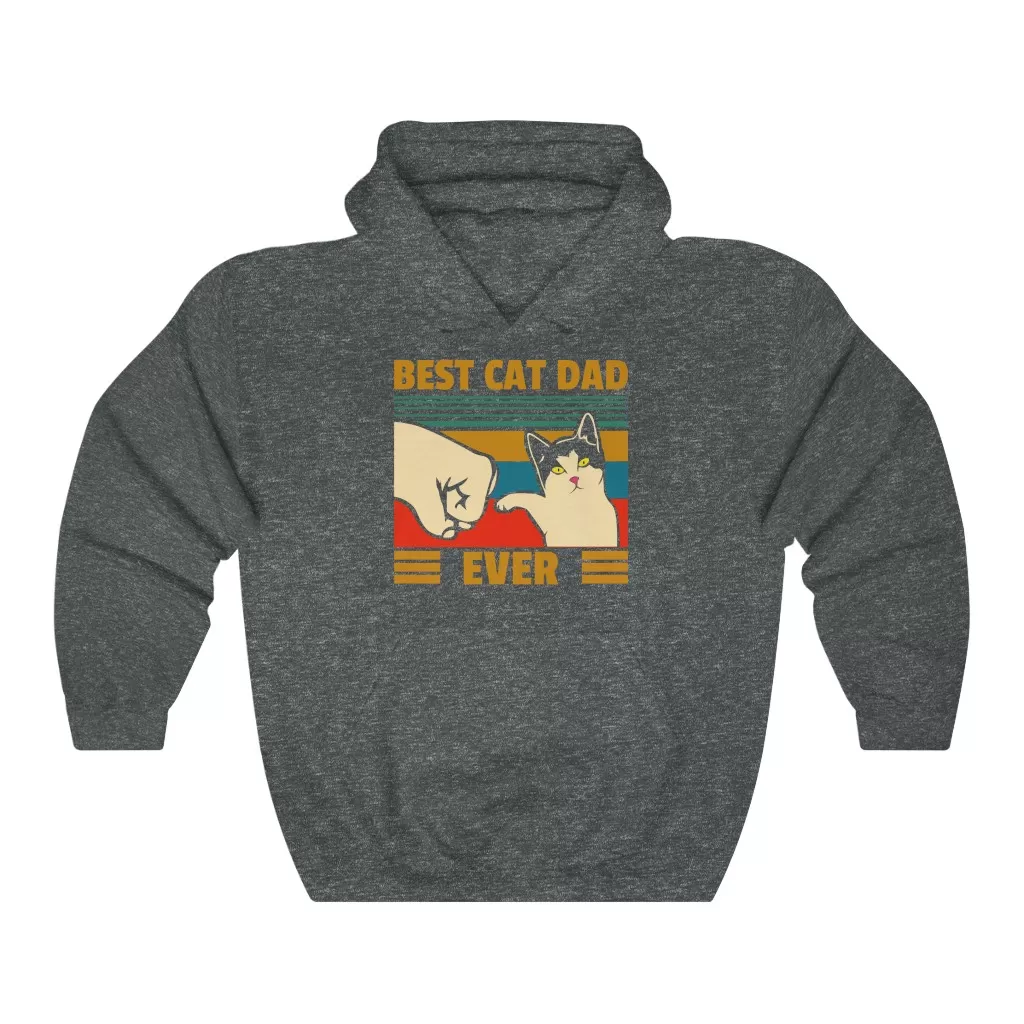 Best cat dad Unisex hoodie - Image 6