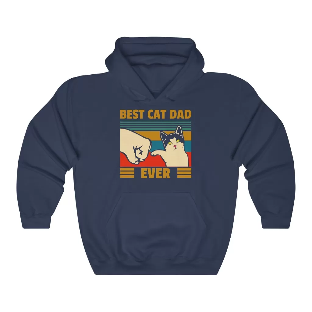 Best cat dad Unisex hoodie - Image 8