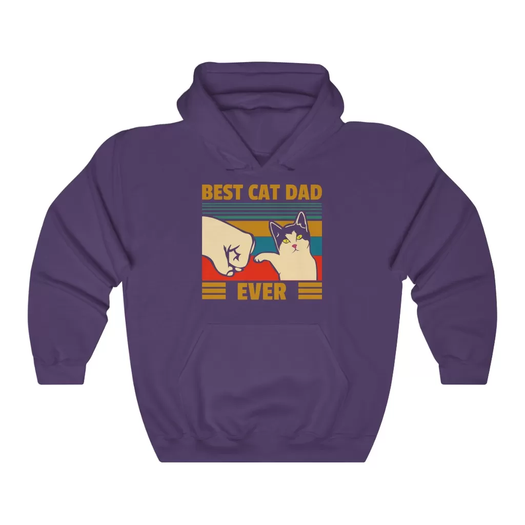 Best cat dad Unisex hoodie - Image 9