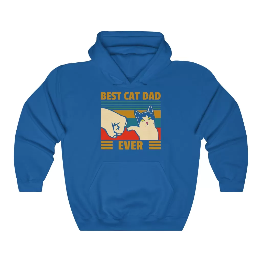 Best cat dad Unisex hoodie - Image 7