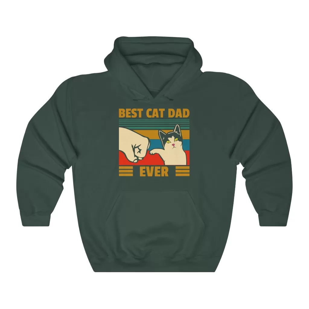 Best cat dad Unisex hoodie - Image 5
