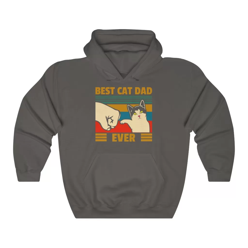 Best cat dad Unisex hoodie - Image 2