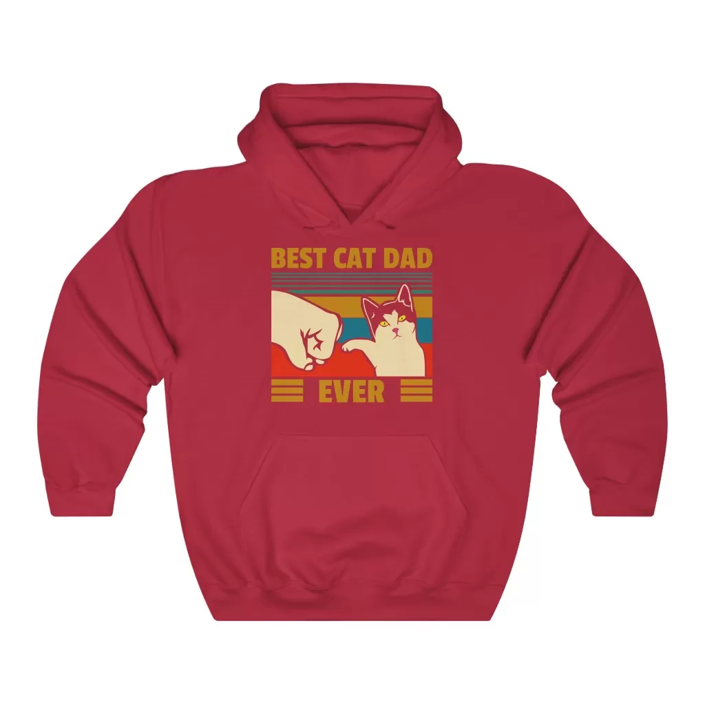 Best cat dad Unisex hoodie - Image 11