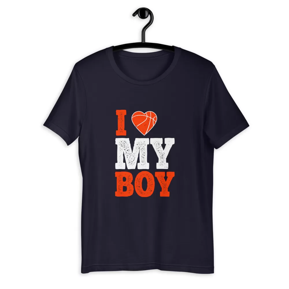 I love my boy Unisex T-Shirt - Image 7