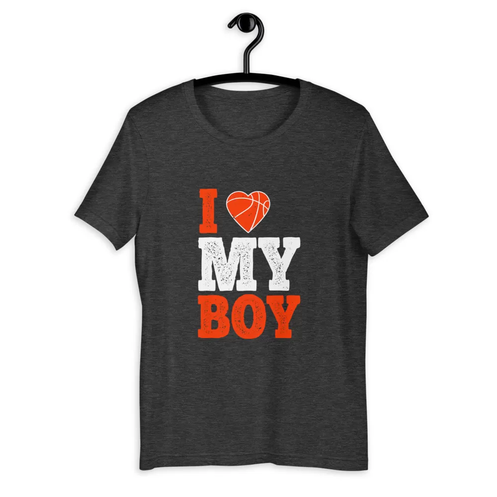 I love my boy Unisex T-Shirt - Image 9