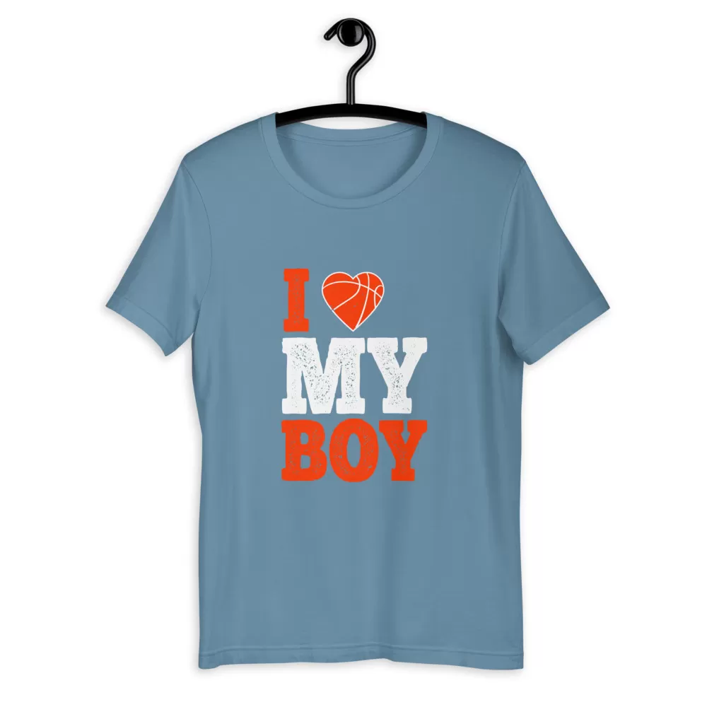 I love my boy Unisex T-Shirt - Image 12