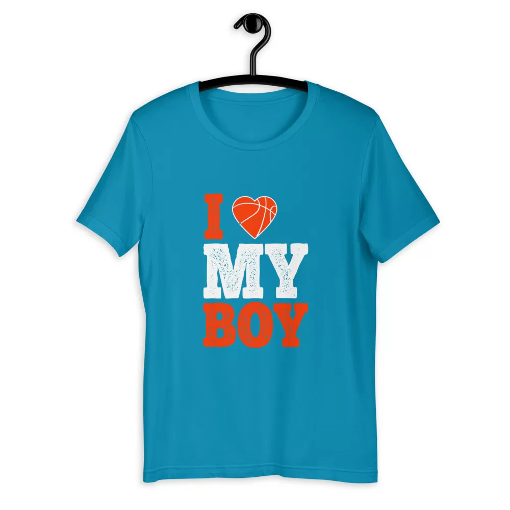 I love my boy Unisex T-Shirt - Image 15
