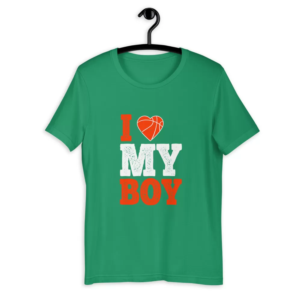 I love my boy Unisex T-Shirt - Image 13