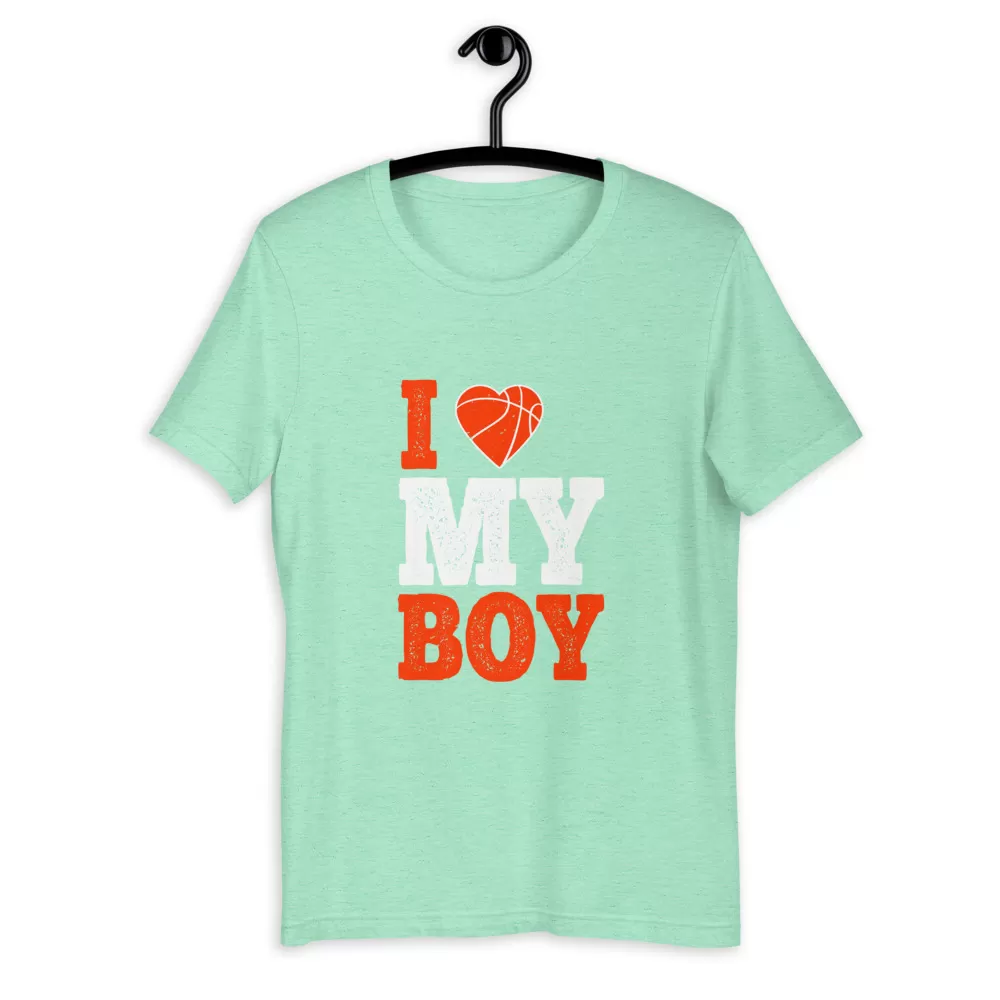 I love my boy Unisex T-Shirt - Image 16