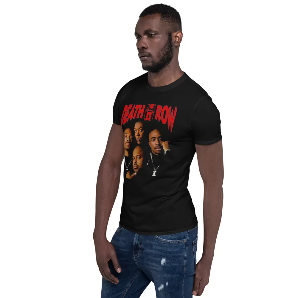 Death Row Hip Hop Legend Record Vintage Unisex T-Shirt - Image 3