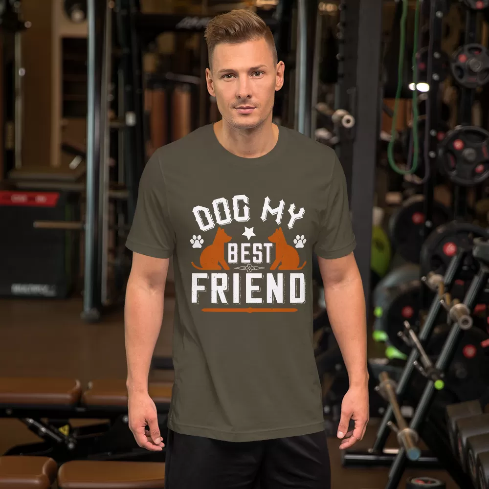 Dog My Best Friend Unisex T-Shirt - Image 5