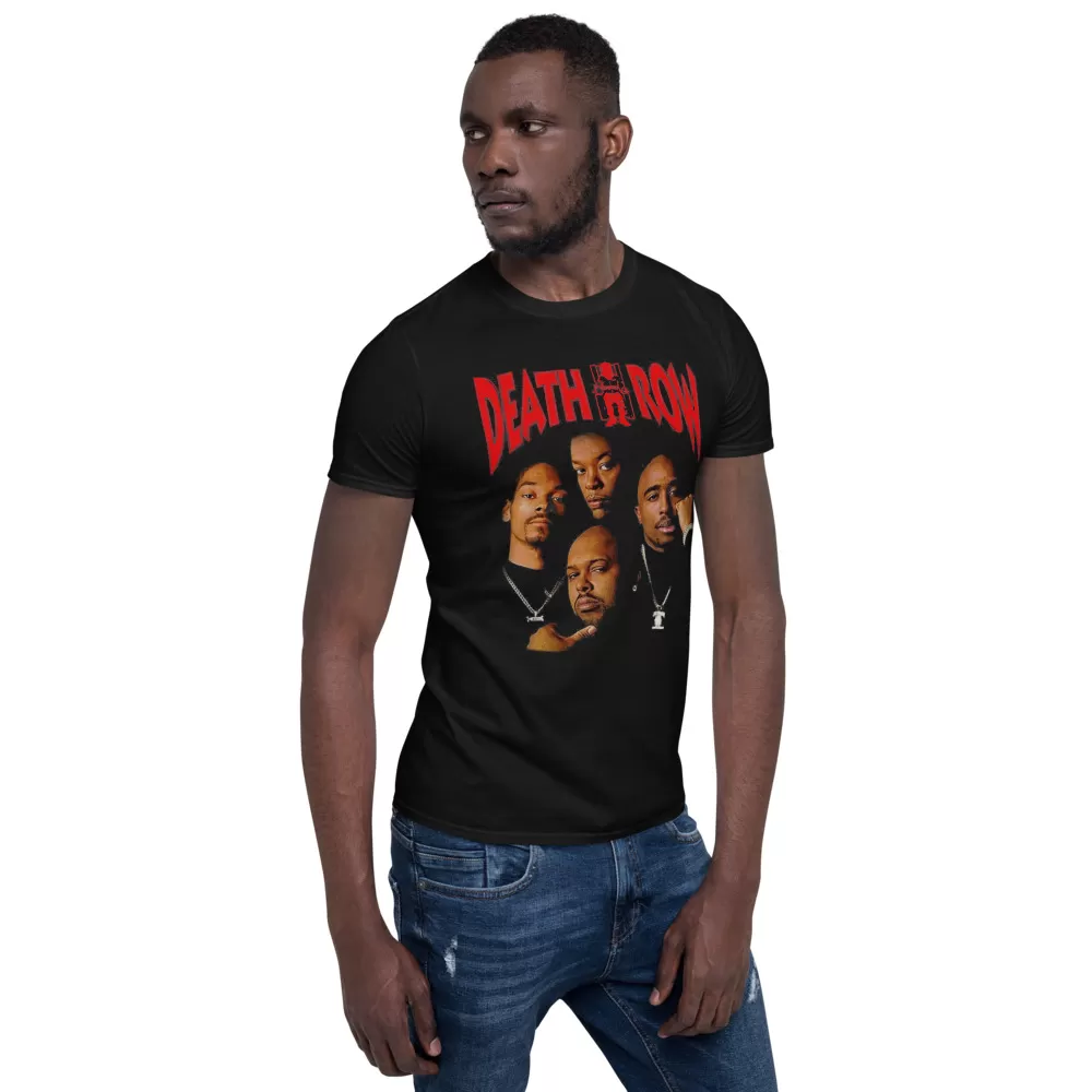 Death Row Hip Hop Legend Record Vintage Unisex T-Shirt - Image 2