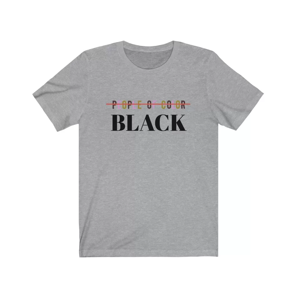 People of color black unisex tee - Image 10
