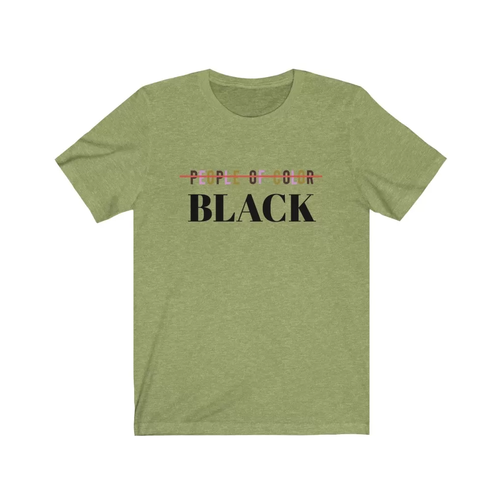 People of color black unisex tee - Image 4