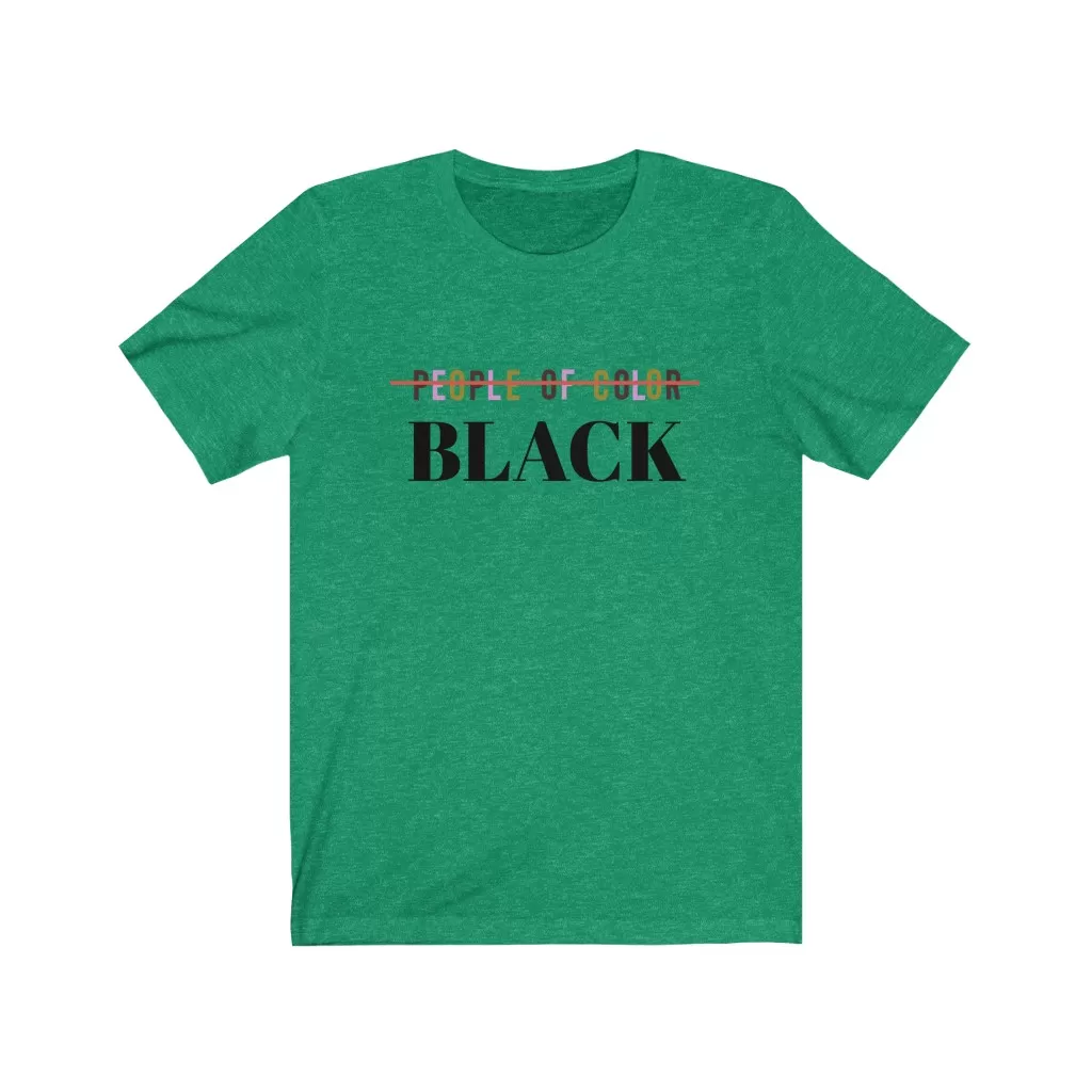 People of color black unisex tee - Image 7
