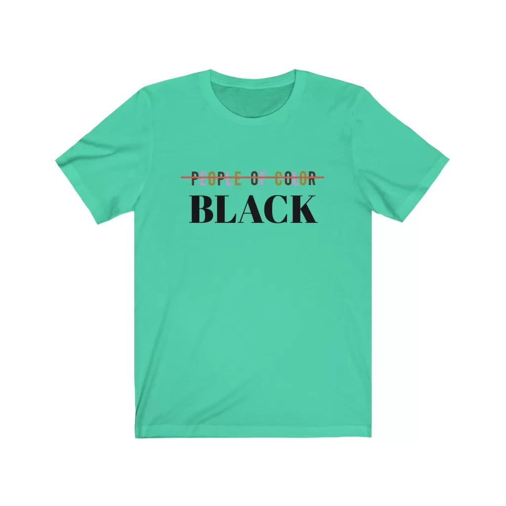 People of color black unisex tee - Image 6