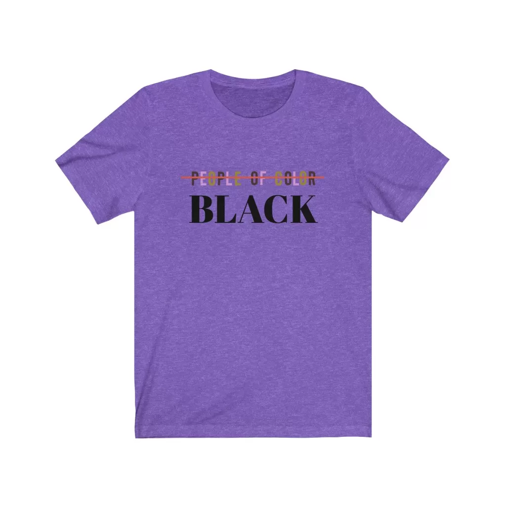 People of color black unisex tee - Image 12