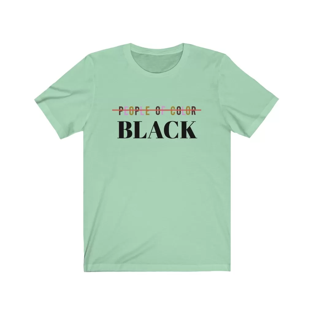 People of color black unisex tee - Image 5