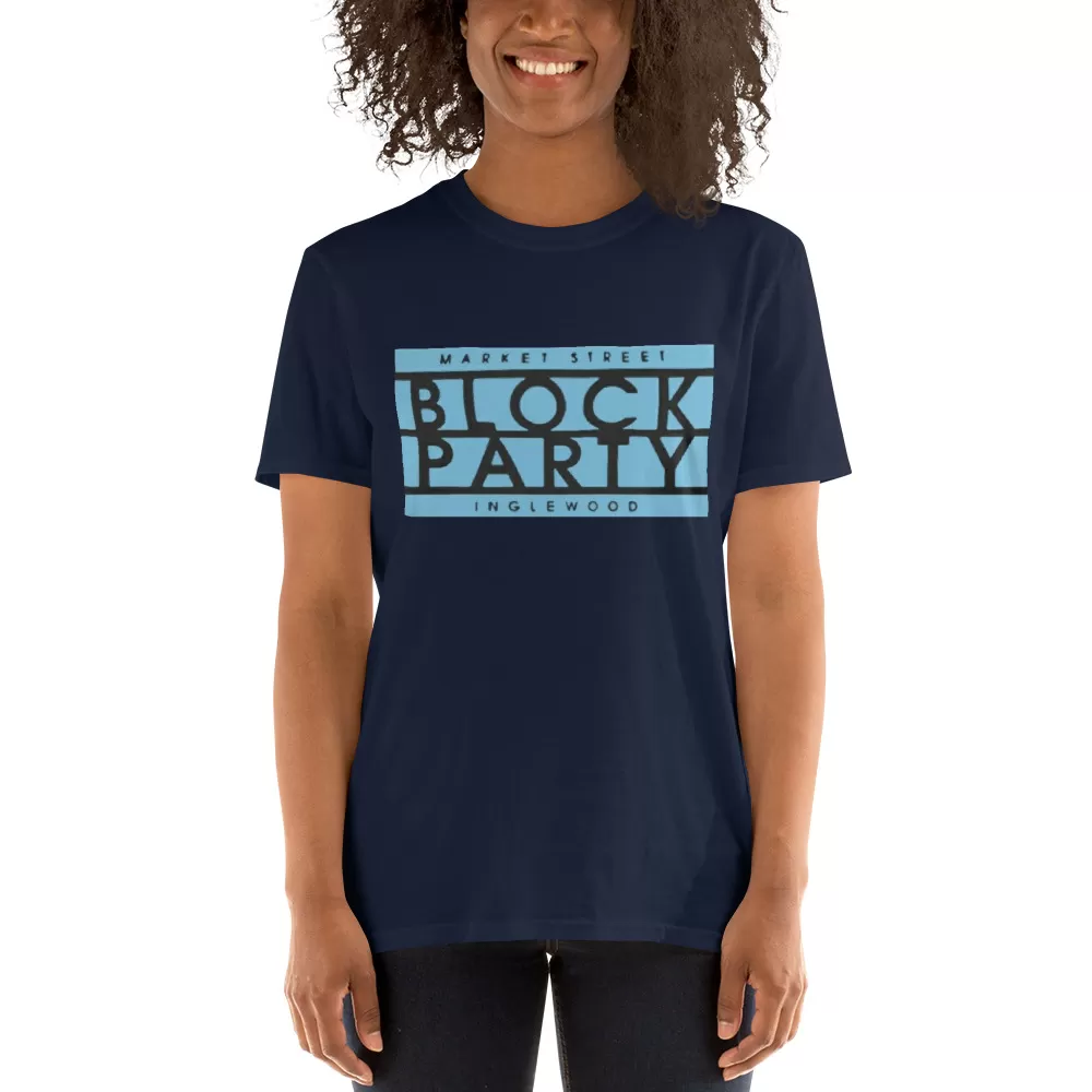 BLOCK PARTY Short-Sleeve Unisex T-Shirt - Image 3