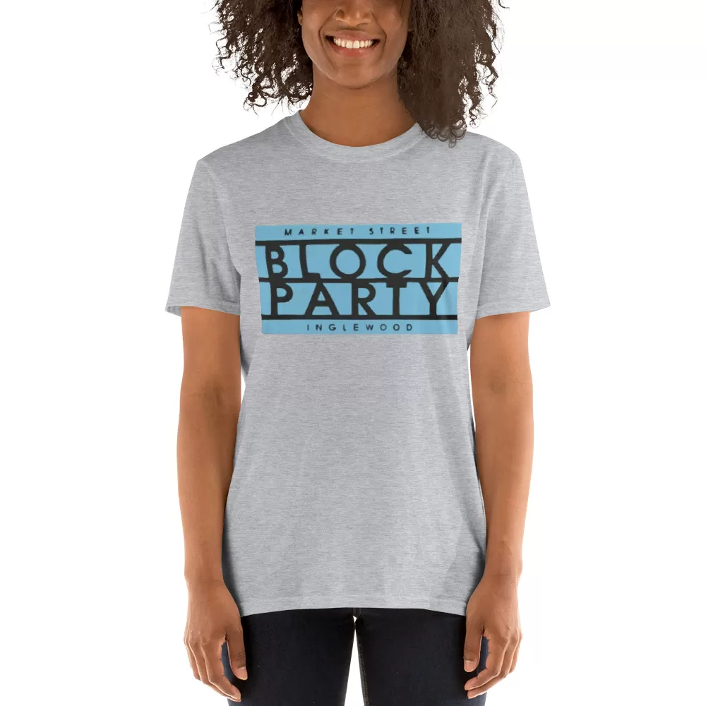 BLOCK PARTY Short-Sleeve Unisex T-Shirt - Image 5