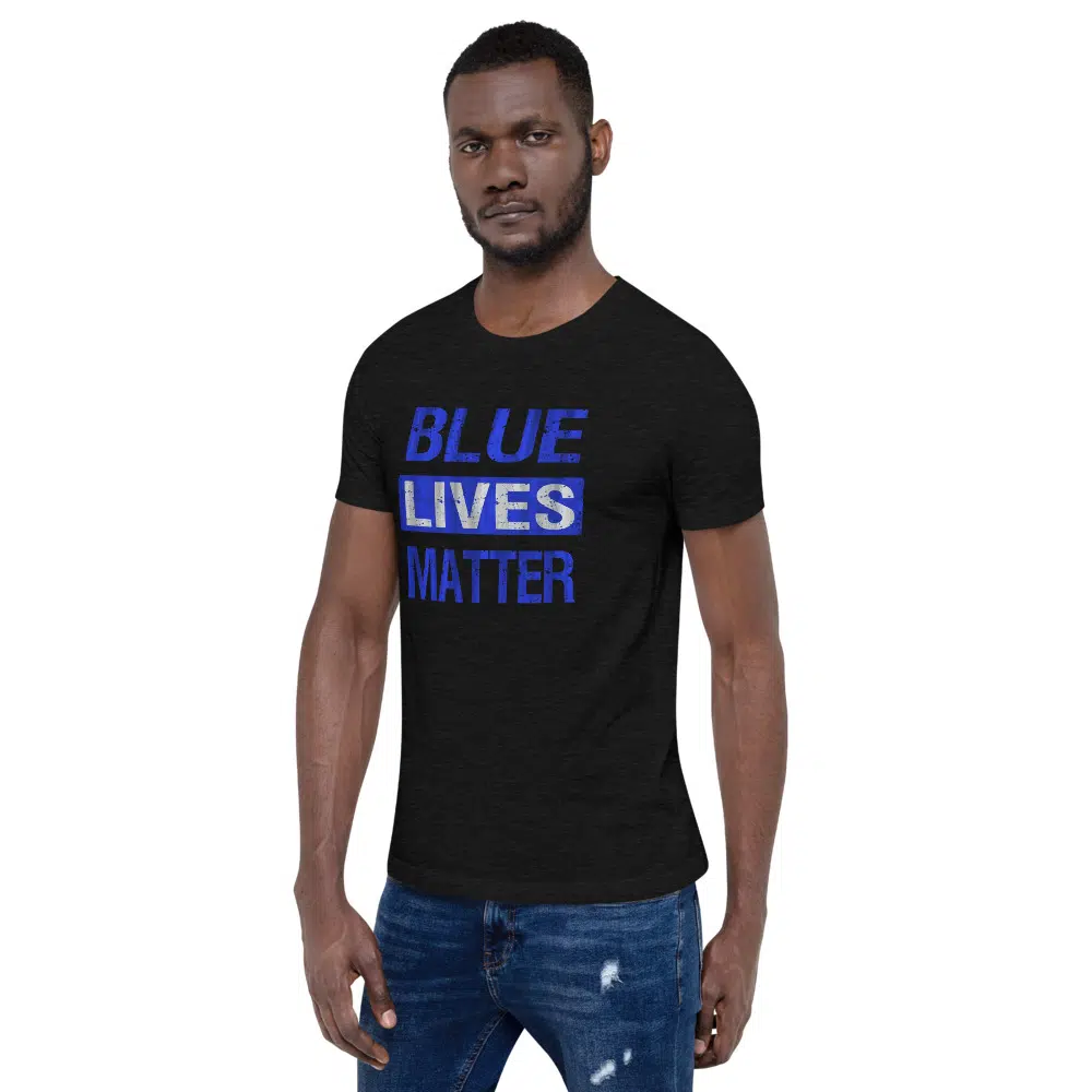 Blue lives matter Unisex T-Shirt - Image 8