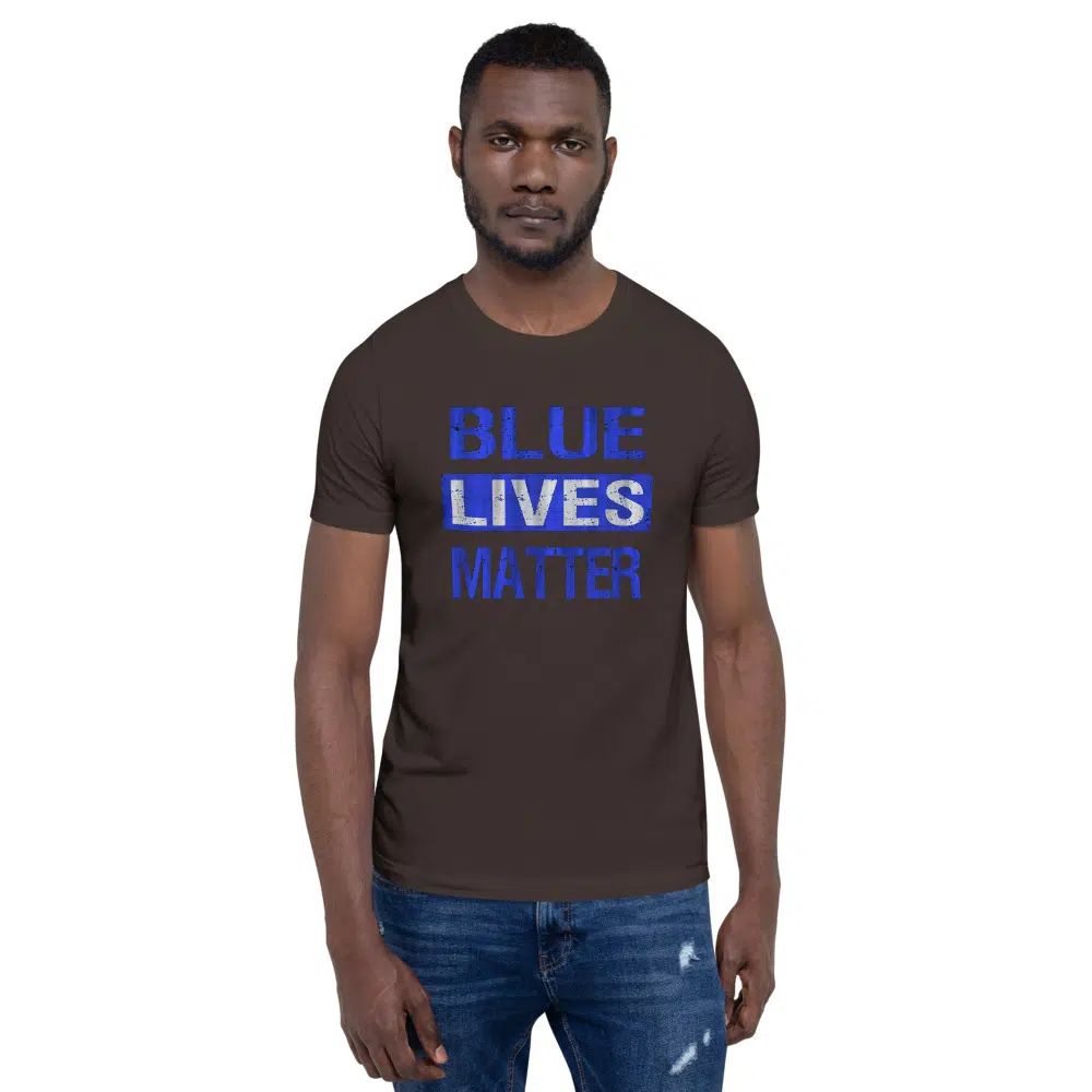 Blue lives matter Unisex T-Shirt - Image 4