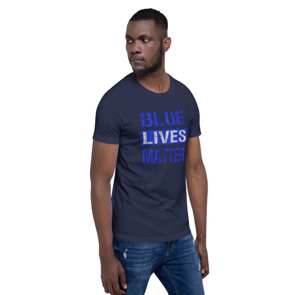 Blue lives matter Unisex T-Shirt - Image 12